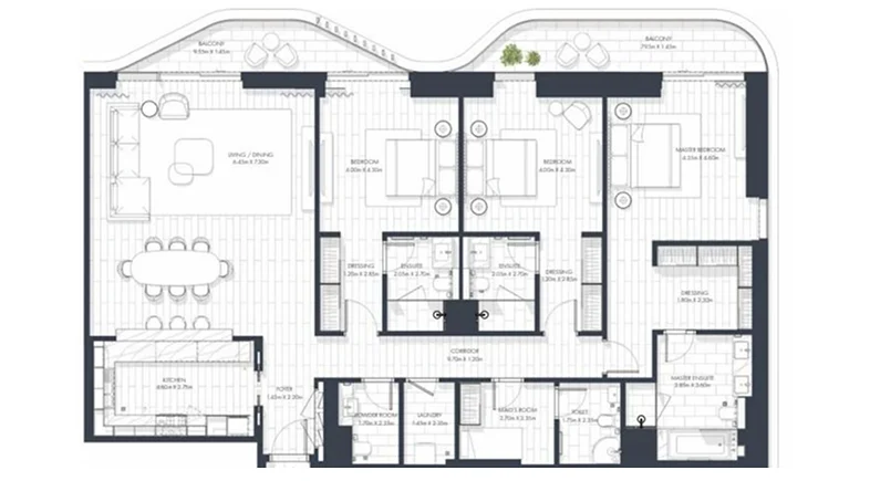 3 Bedroom +1 (type 2)