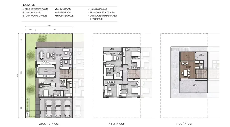 4 bedroom twin villas