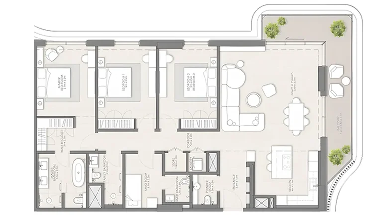 3 Bedroom