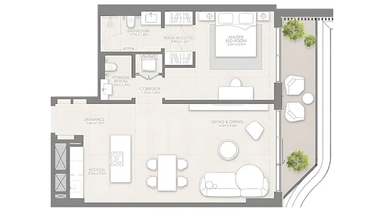 2 Bedroom