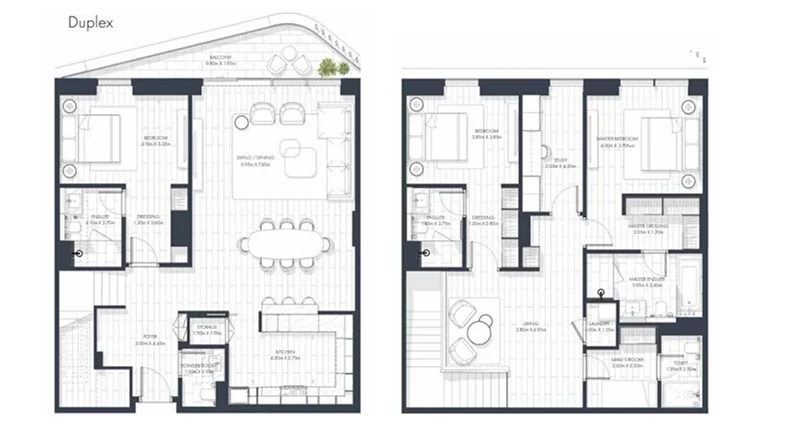 3 Bedroom + 1