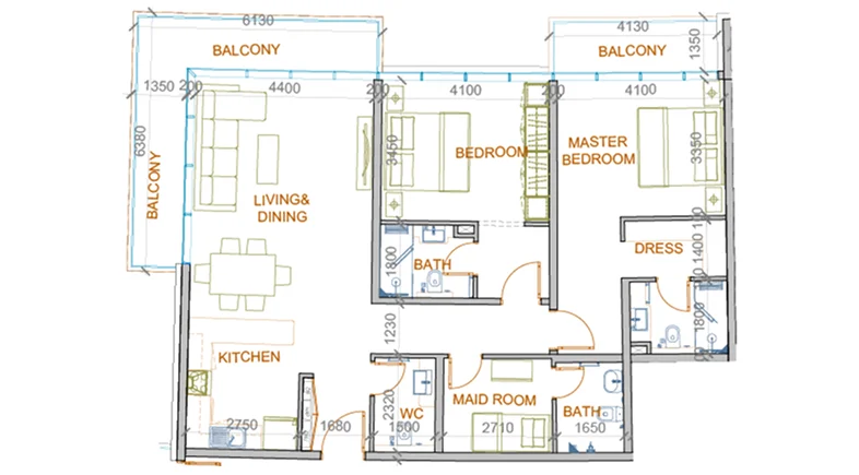 2 Bedroom