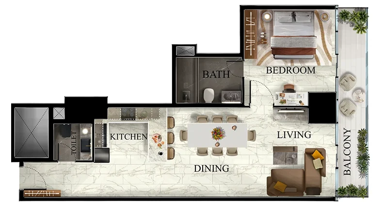 1 Bedroom