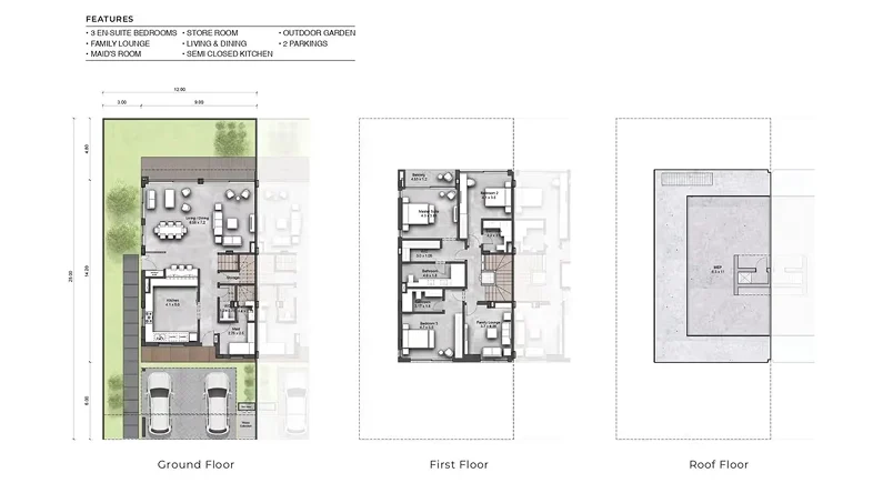 3 Bedroom townhouses 3