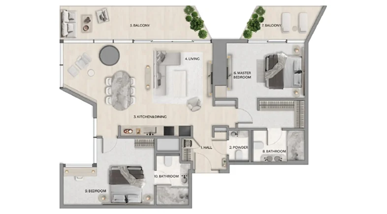 2 Bedroom