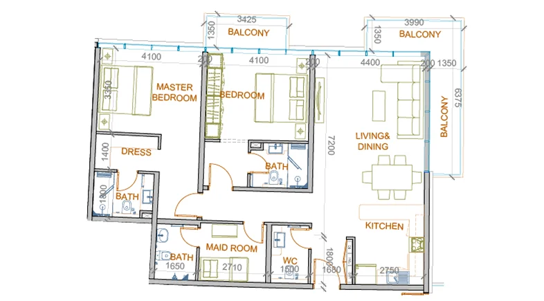 2 Bedroom